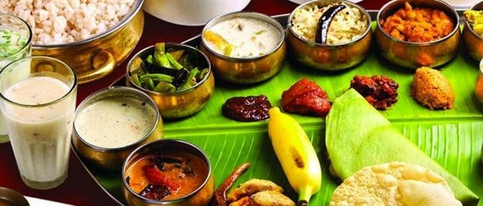 Vegetarian Thali in Munnar