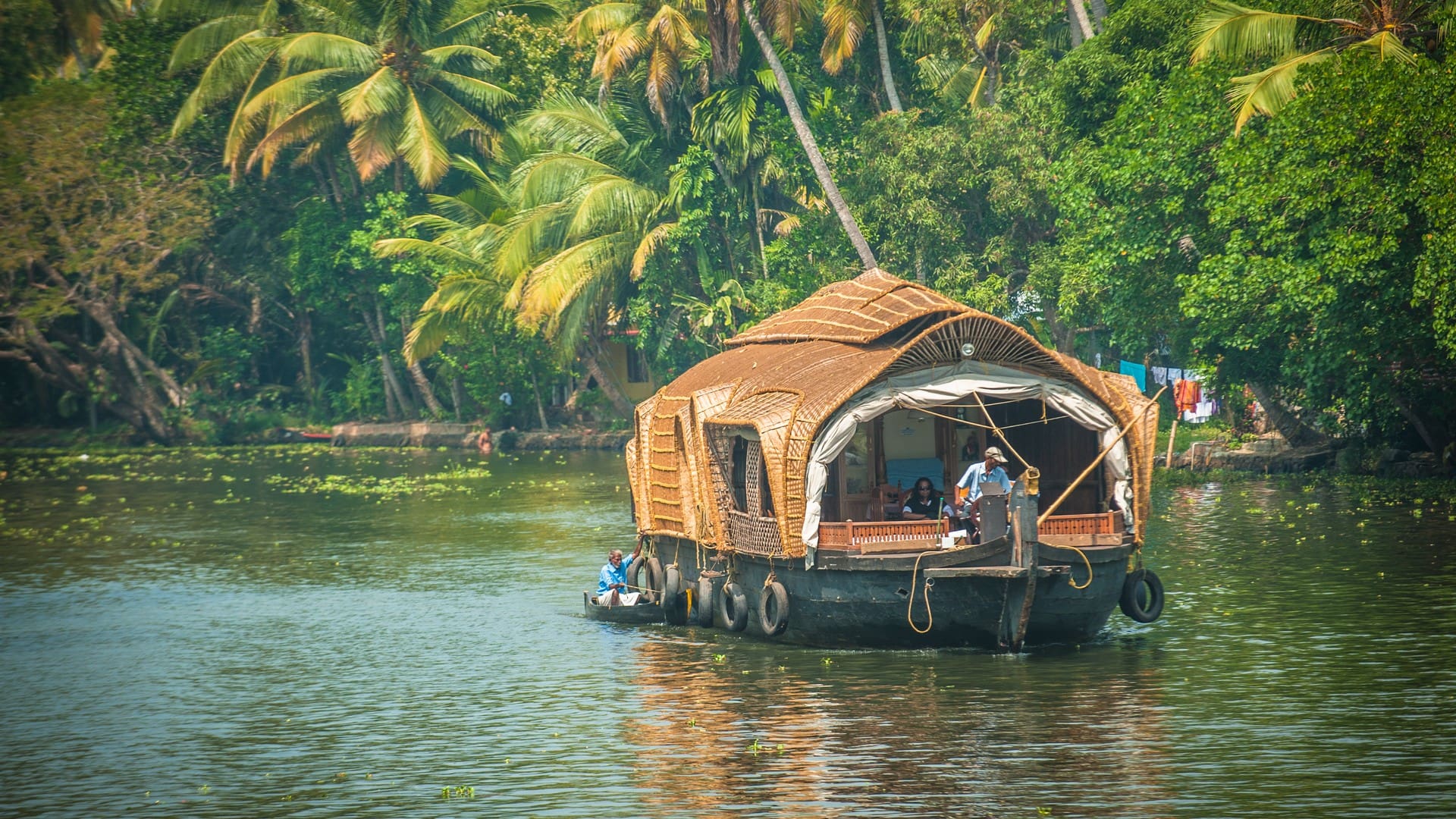 Alleppey Backwaters of Kerala, India